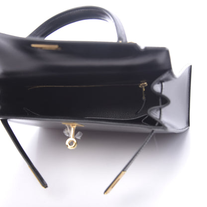 Hermes Box Kelly Sellier 25 Black 5 of 11