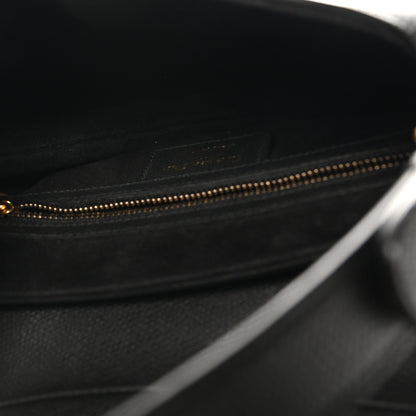 Christian Dior Grained Calfskin Saddle Bag Black 5 of 11