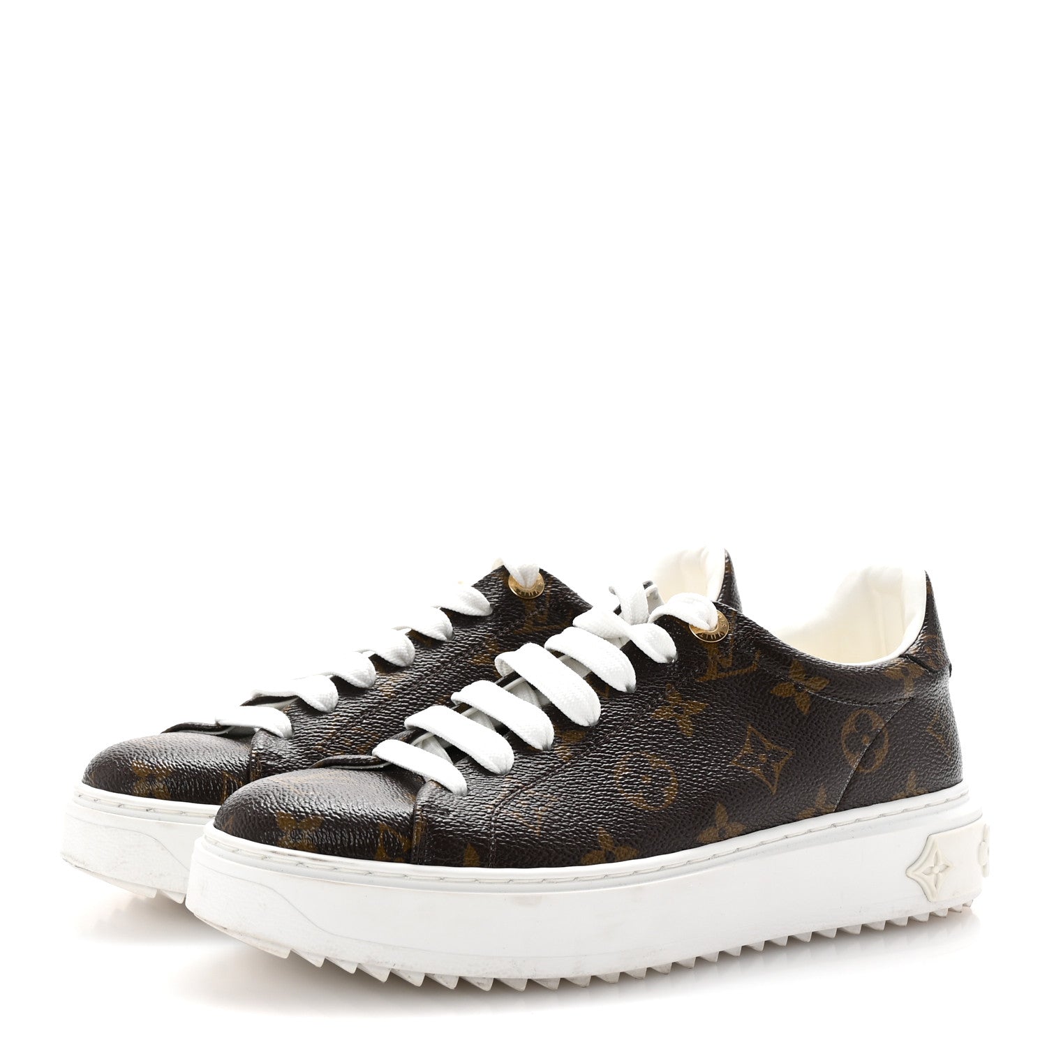 Louis Vuitton Monogram Time Out Sneakers 38 4 of 9