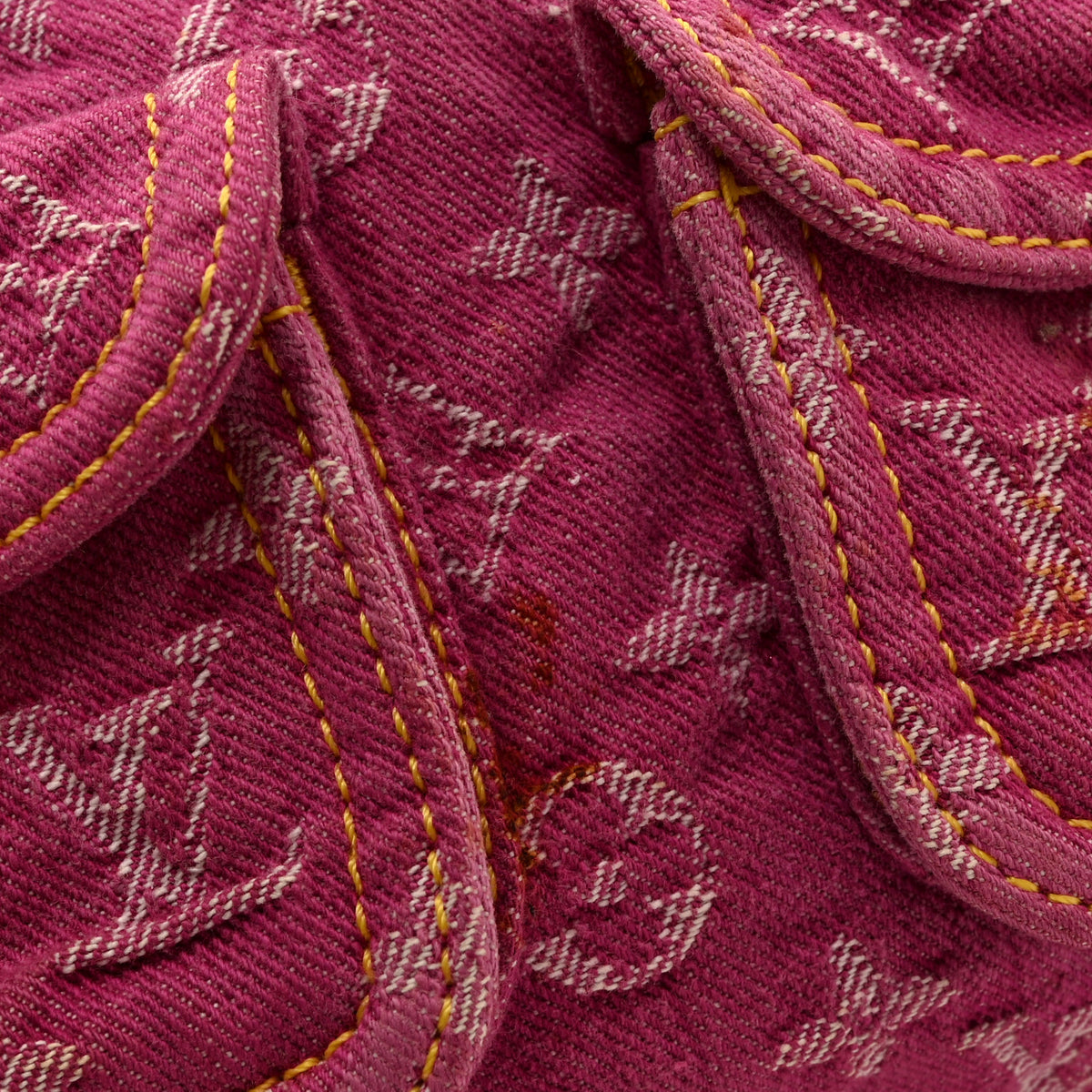 Monogram Denim Neo Speedy Fuchsia