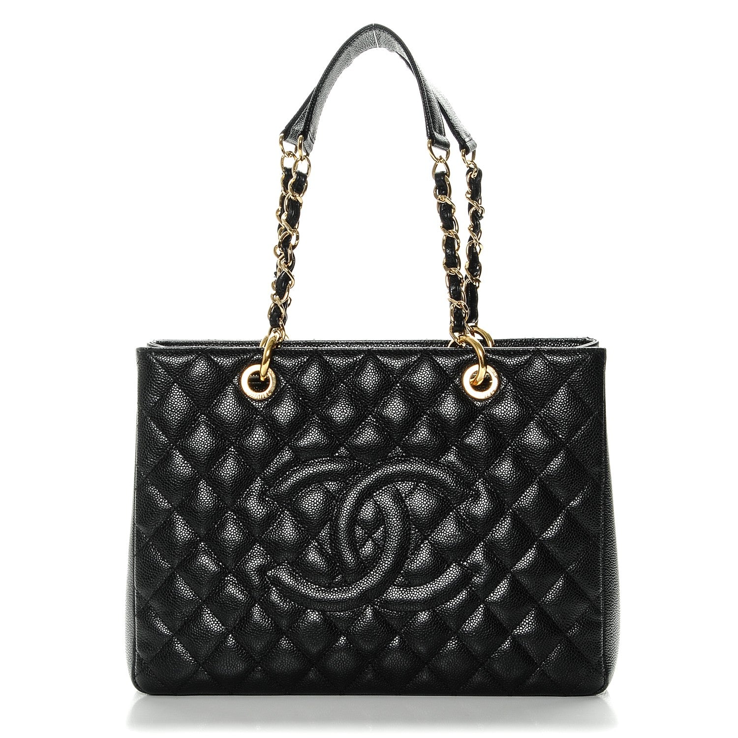Chanel Caviar Quilted Grand Shopping Tote GST Black 1 of 7