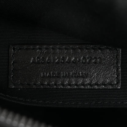 Saint Laurent Patent Calfskin Matelasse Monogram Lou Camera Bag Black 7 of 10