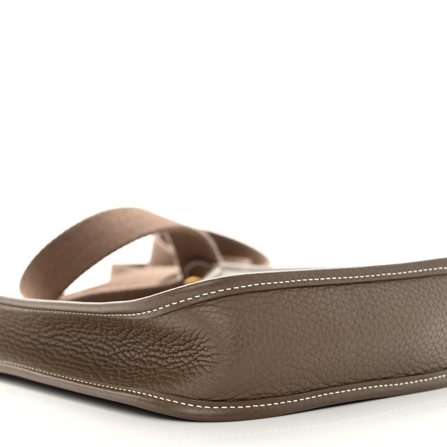 Hermes Taurillon Clemence Evelyne TPM Etoupe 9 of 10