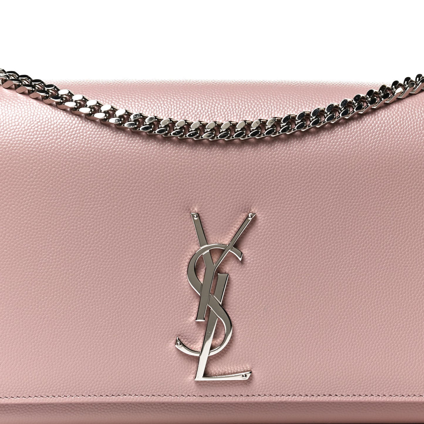 Grain De Poudre Medium Classic Monogram Kate Satchel Marble Pink