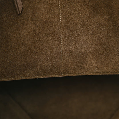 Celine Grained Calfskin Medium Horizontal Cabas Phantom Taupe 11 of 15