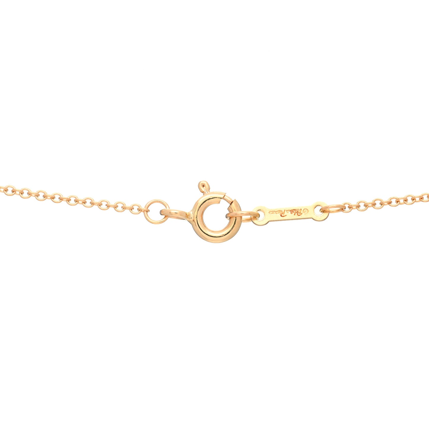 18K Rose Gold Paloma Picasso Olive Leaf Vine Pendant Necklace