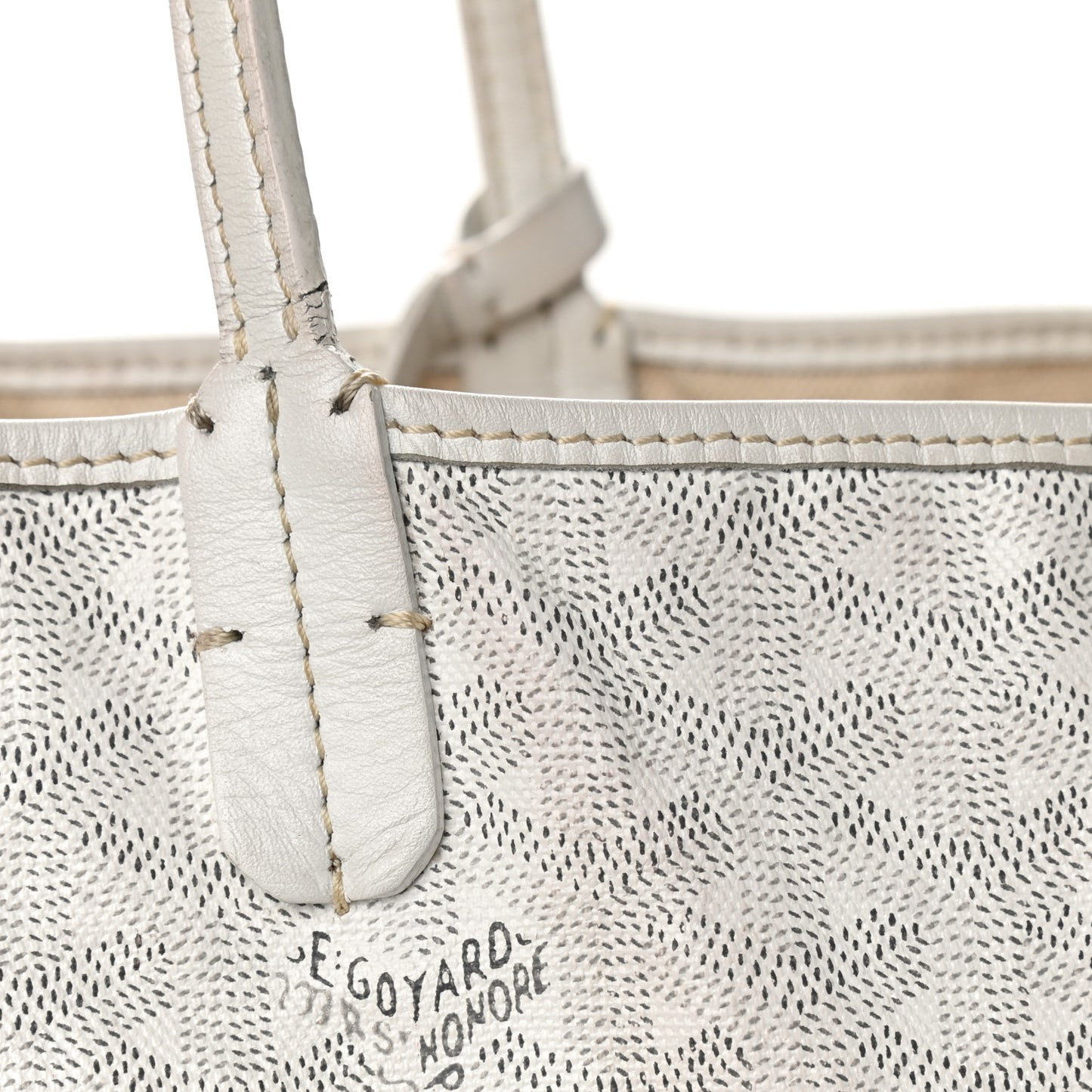 Goyardine Saint Louis GM White