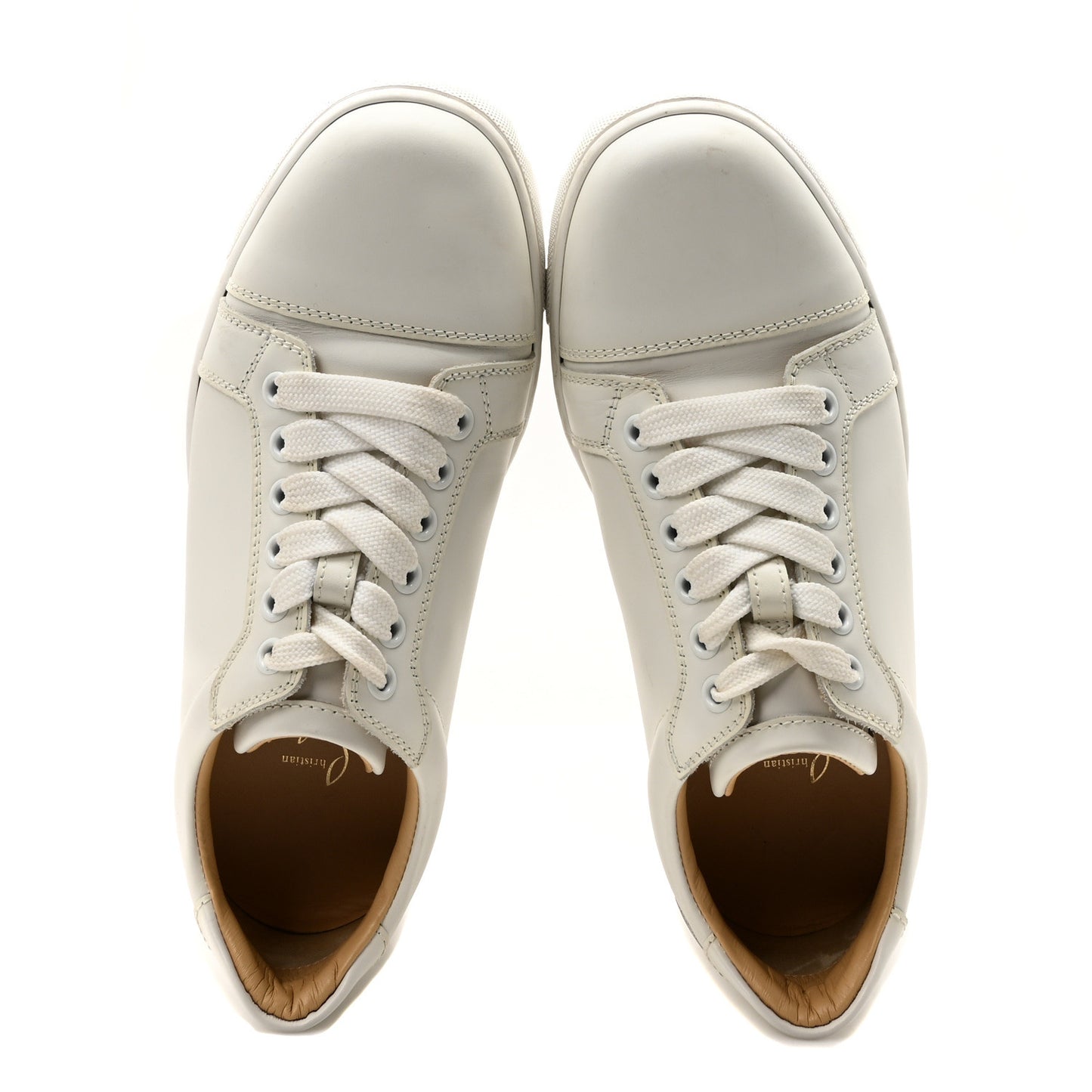 Calfskin Vieira Flat Sneakers 36 White