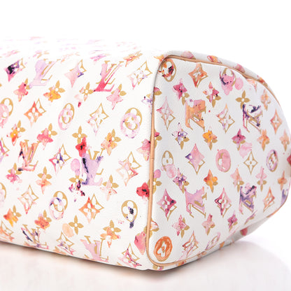 Louis Vuitton Watercolor Aquarelle Speedy 35 White 8 of 13