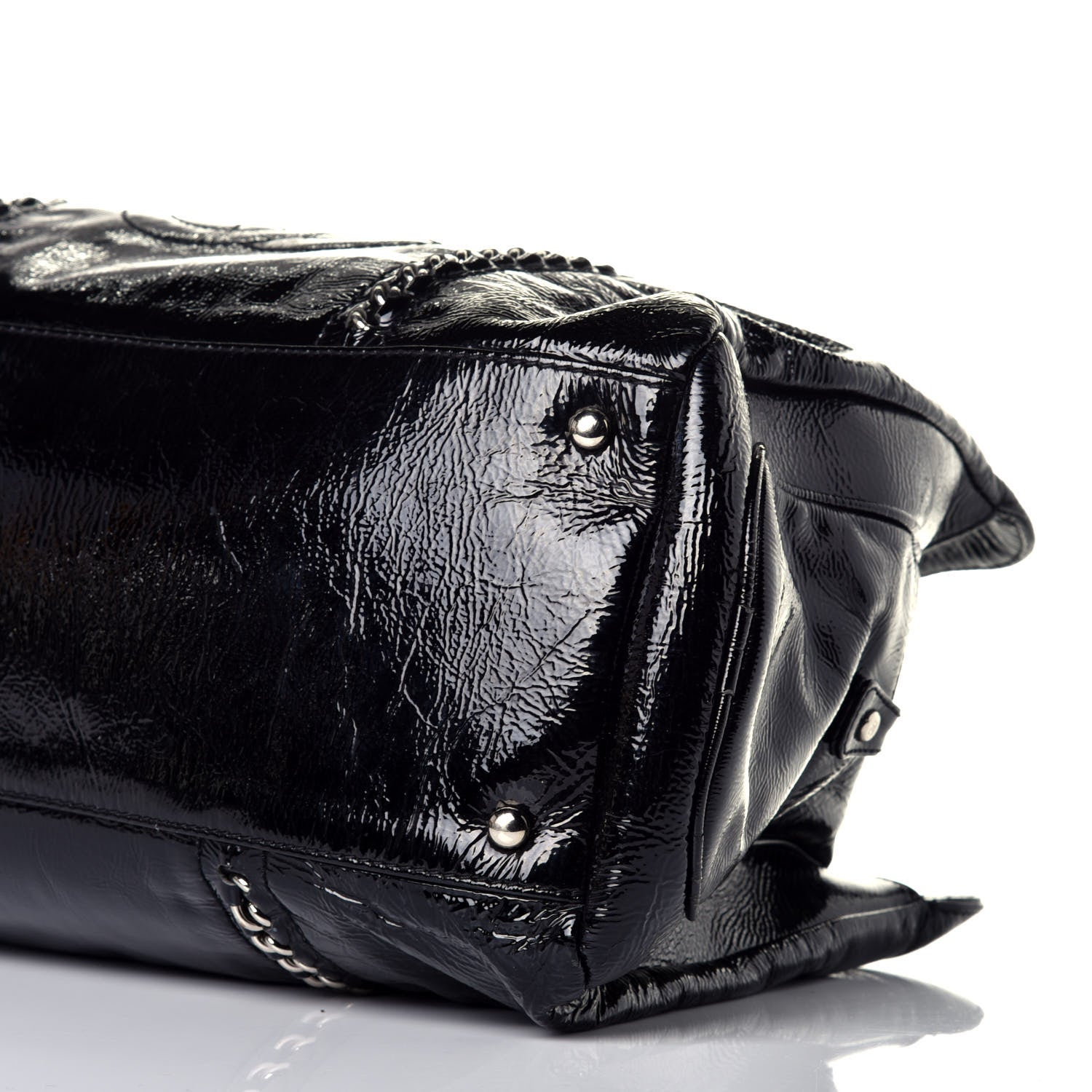 Chanel Patent Calfskin Large Luxe Ligne Tote Black 8 of 9