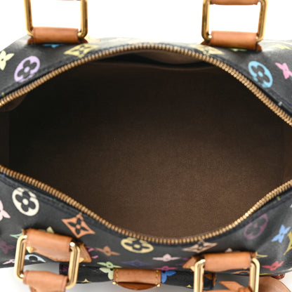Louis Vuitton Monogram Multicolor Speedy 30 Black 9 of 65