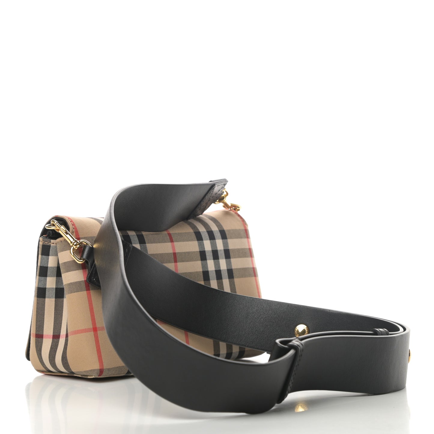 Vintage Check Hackberry Crossbody Bag Archive Beige Black