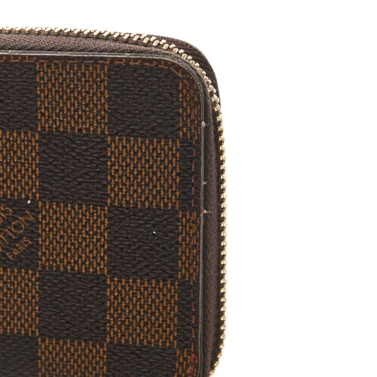 Louis Vuitton Damier Ebene Clemence Wallet Cherry 10 of 11