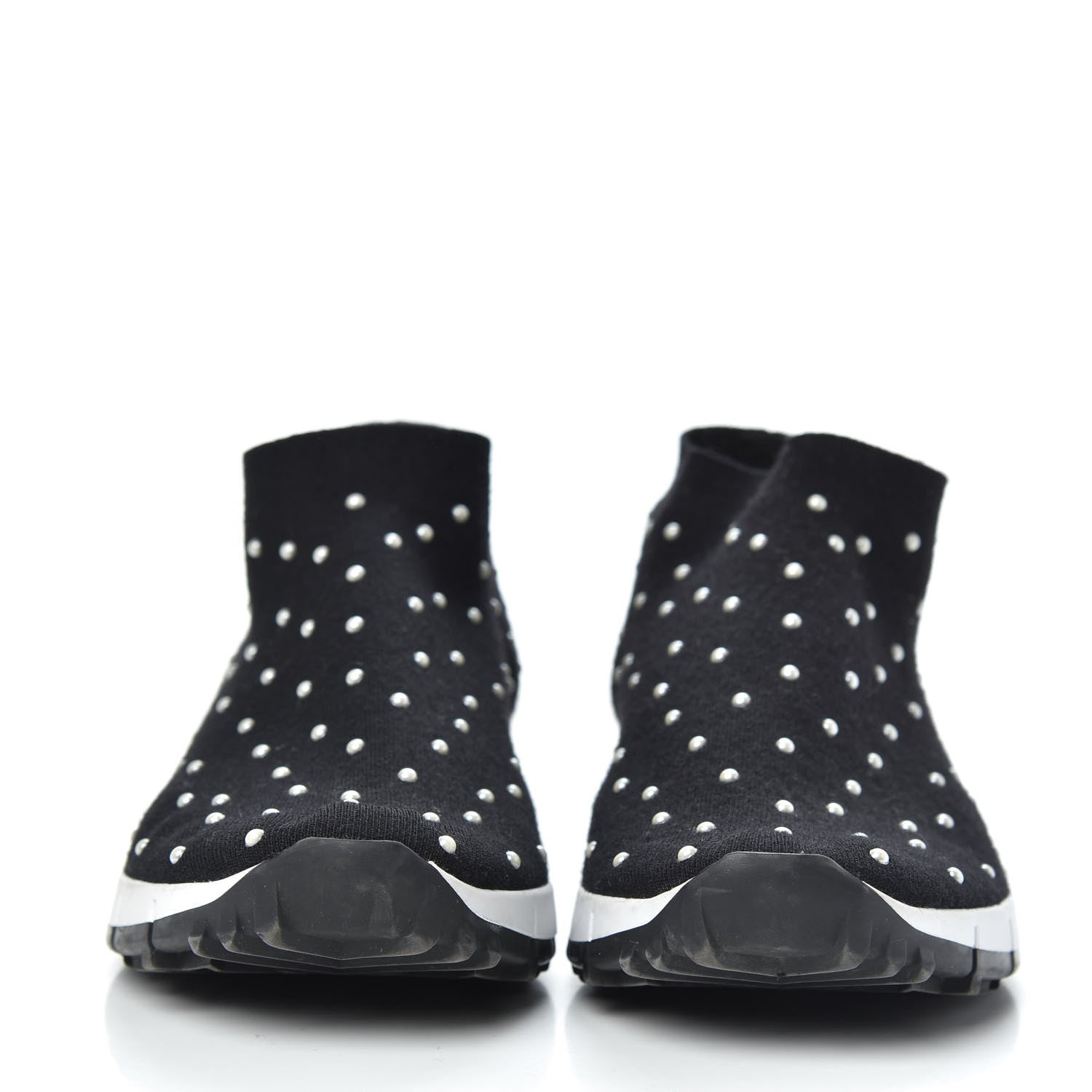 Jimmy Choo Elastic Norway Slip-On Sneakers 37 Black 2 of 9