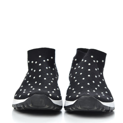 Jimmy Choo Elastic Norway Slip-On Sneakers 37 Black 2 of 9