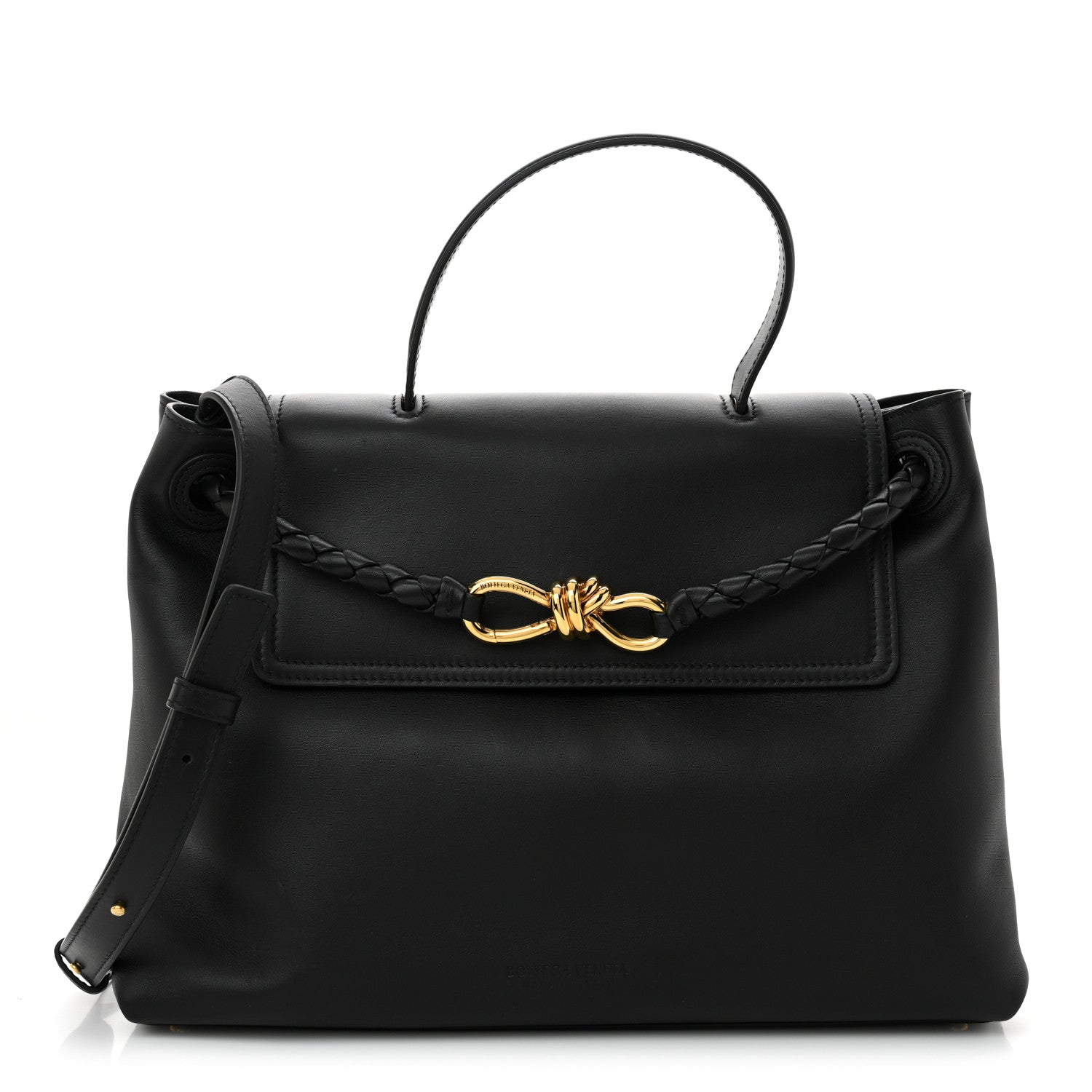 Bottega Veneta Silky Calfskin Medium Ciao Ciao Black 1 of 10