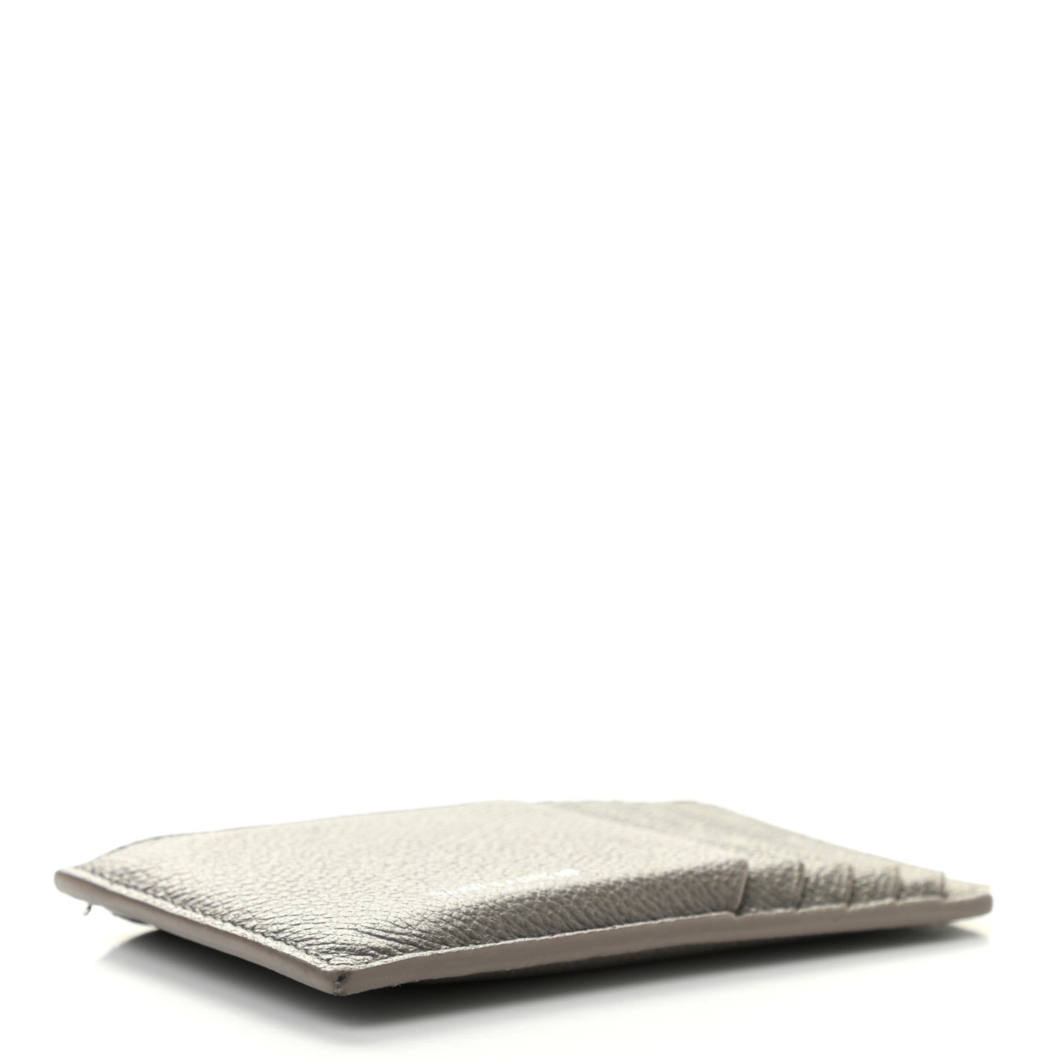 Saint Laurent Grained Calfskin 5 Fragments Zip Pouch Card Holder Earth 4 of 11