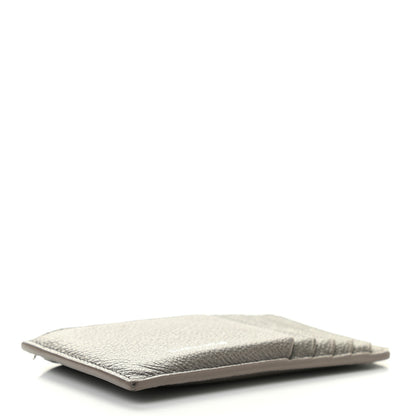 Saint Laurent Grained Calfskin 5 Fragments Zip Pouch Card Holder Earth 4 of 11