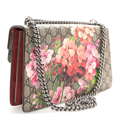 Gucci GG Supreme Monogram Blooms Small Dionysus Shoulder Bag Beige Multicolor Dry Rose 3 of 10