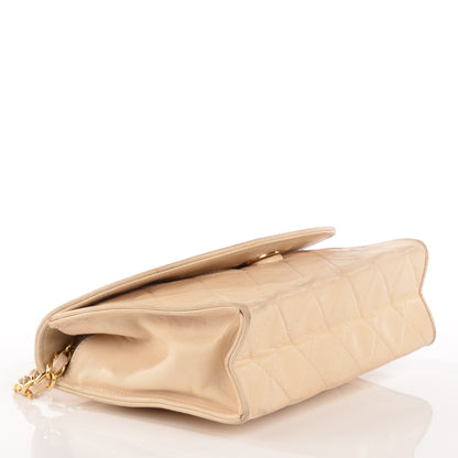 Chanel Quilted Lambskin Tassel Shoulder Bag Light Beige 4 of 10