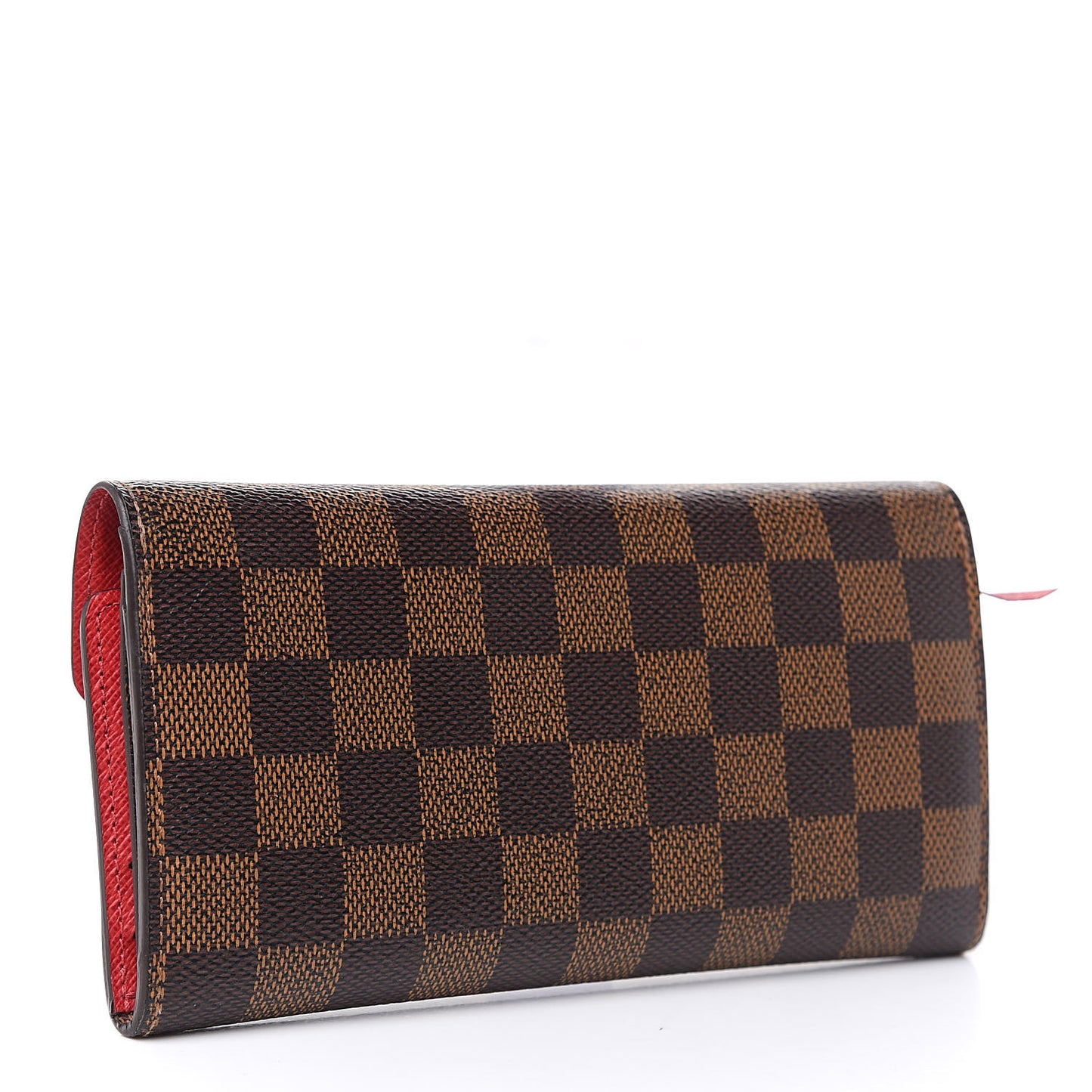 Damier Ebene Josephine Wallet Red