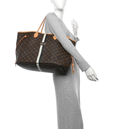 Louis Vuitton Monogram My LV Heritage Neverfull GM White Black 2 of 12