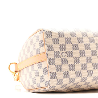Louis Vuitton Damier Azur Speedy Bandouliere 25 8 of 10