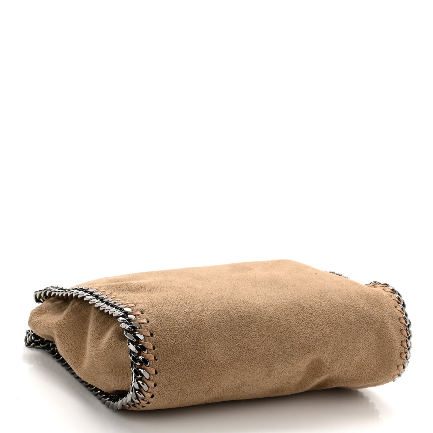Shaggy Deer Mini Falabella Fold Over Tote Beige