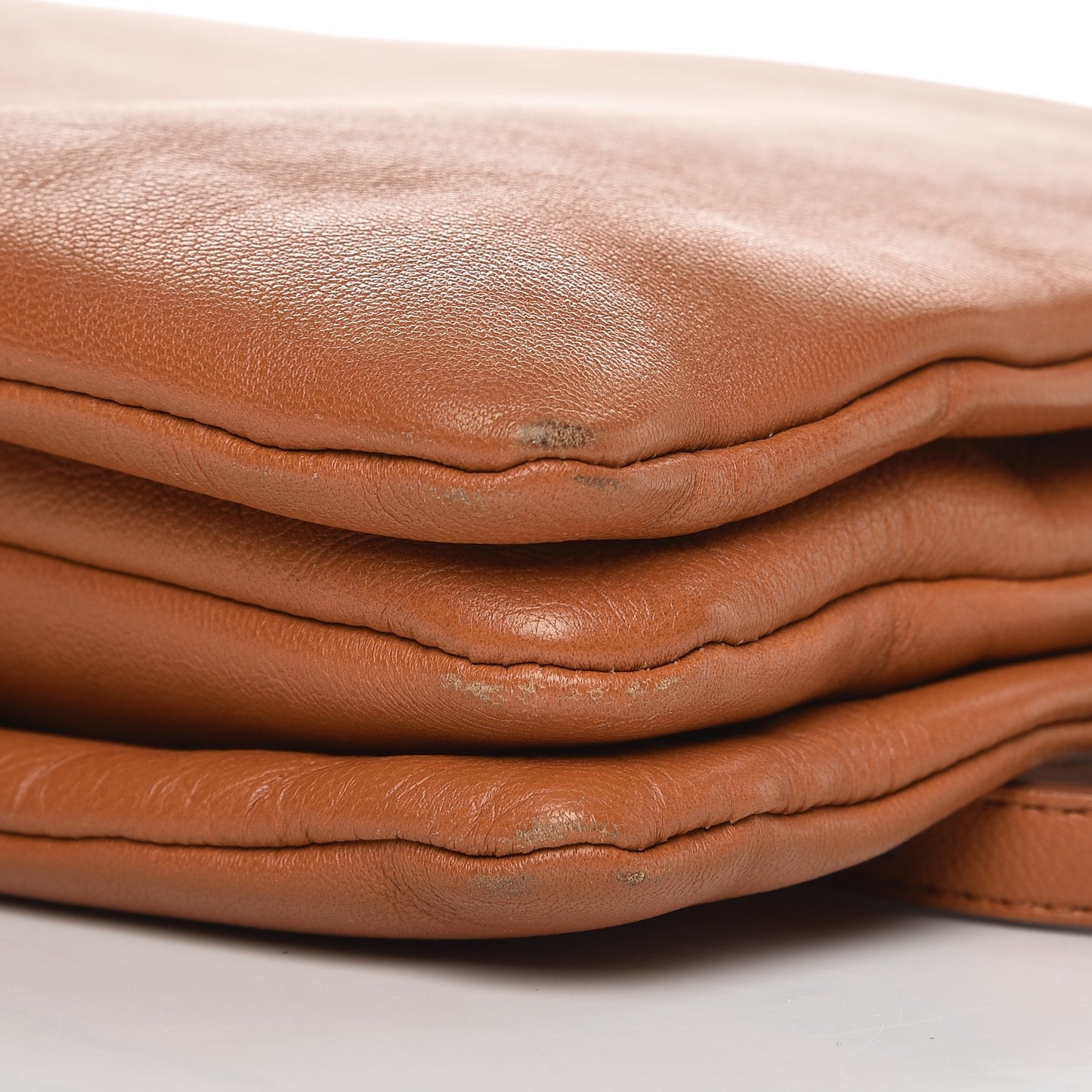 Lambskin Small Trio Crossbody Bag Tan