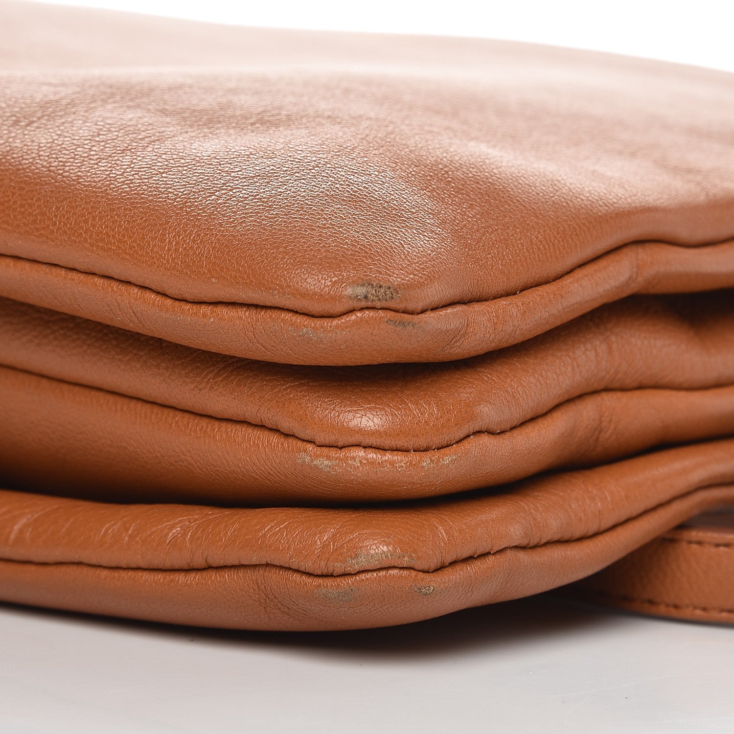 Celine Lambskin Small Trio Crossbody Bag Tan 9 of 10