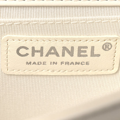 Chanel Calfskin Quilted Medium Boy Flap White 6 of 12