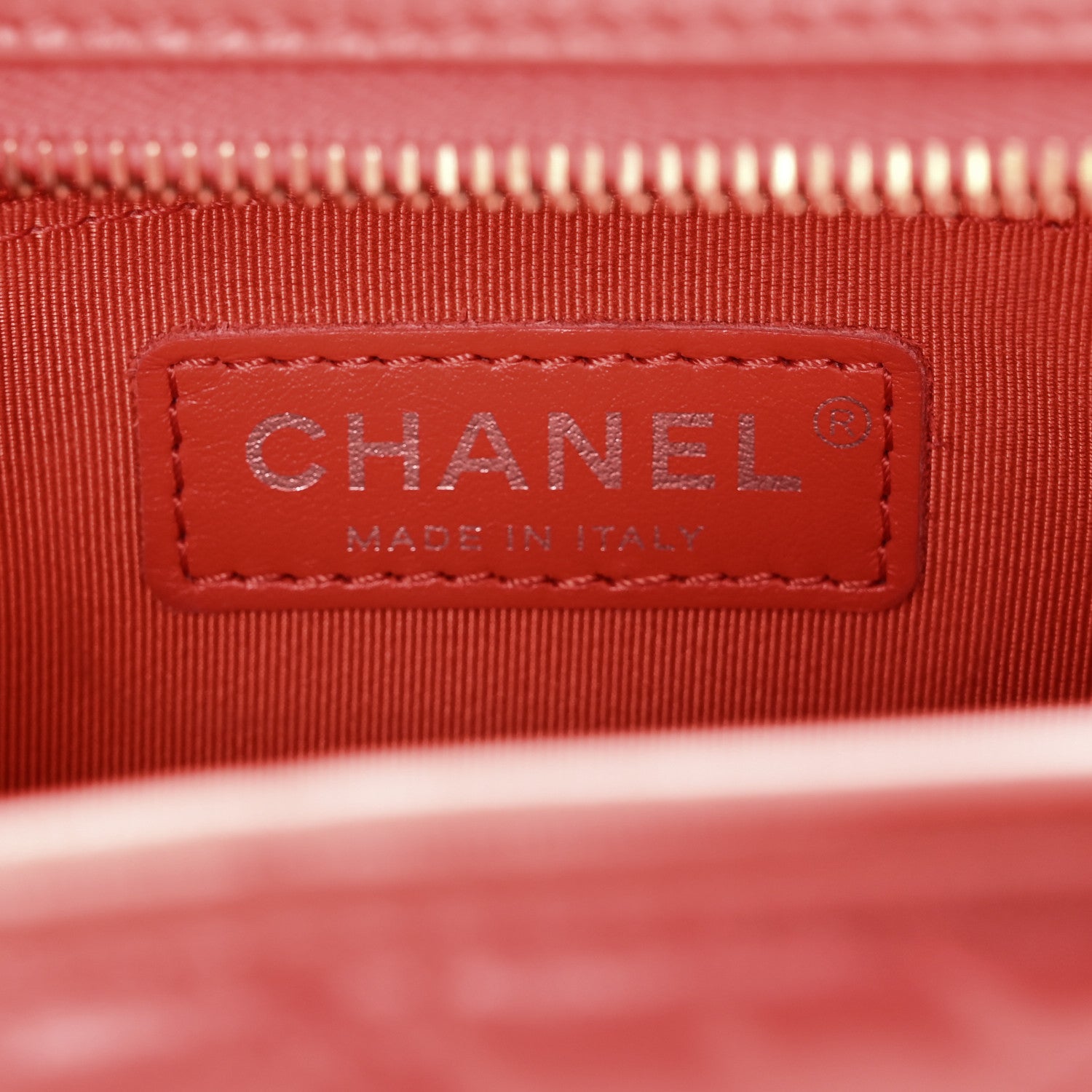 Chanel Aged Calfskin Quilted Small Gabrielle Hobo Red 6 of 11