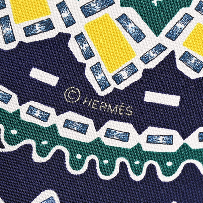 Hermes Silk Gavroche En Attendant Ulysse Scarf 45 2 of 5