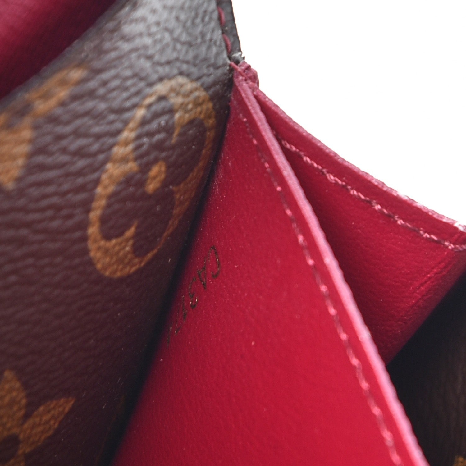 Louis Vuitton Monogram Emilie Wallet Fuchsia 7 of 8