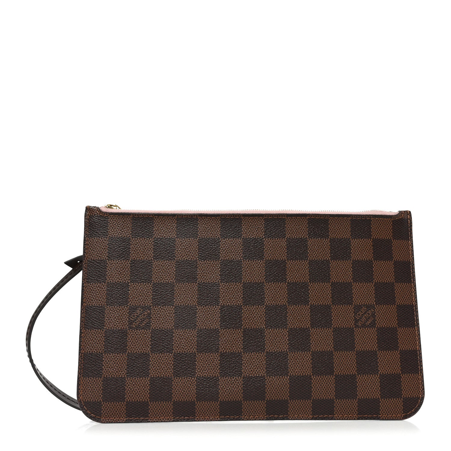 Louis Vuitton Damier Ebene Neverfull MM GM Pochette Rose Ballerine 1 of 6