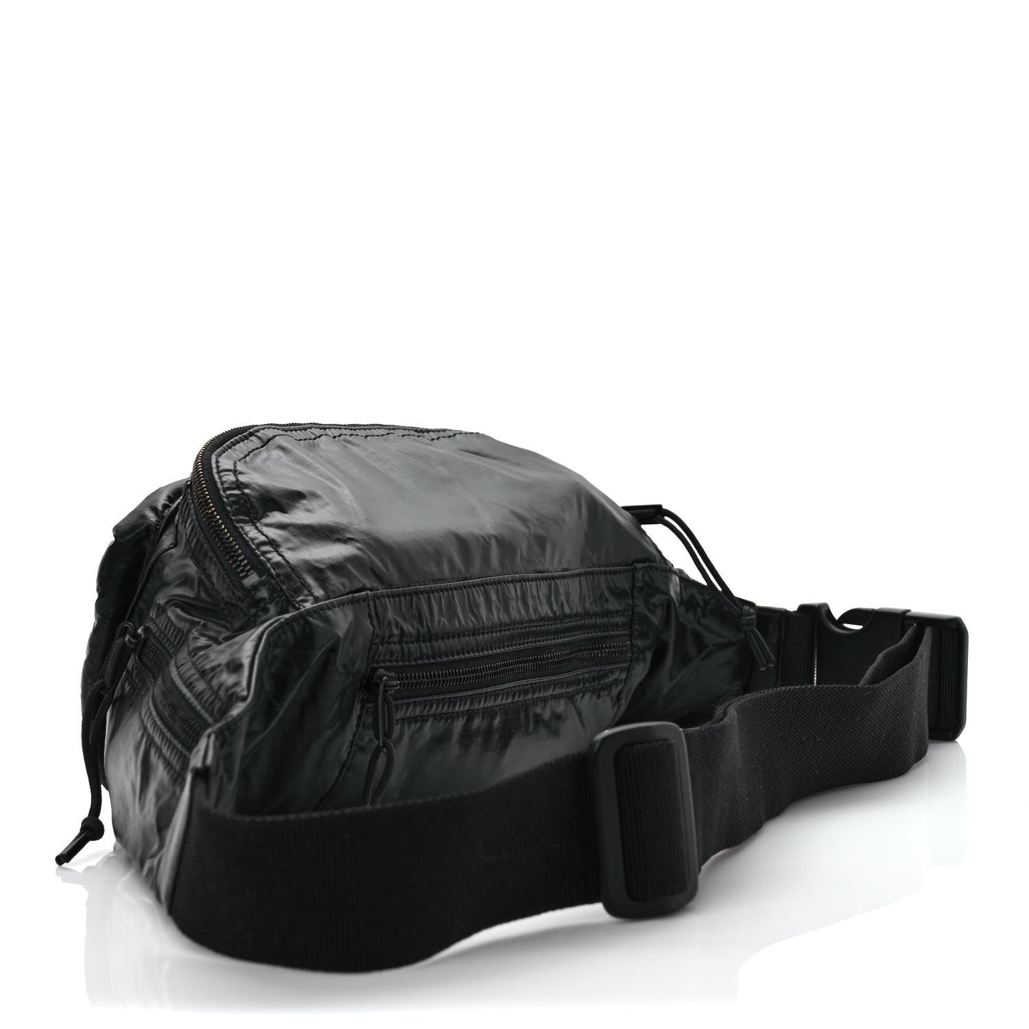 Saint Laurent Nylon Logo Ripstop Body Belt Bag Black 3 of 8