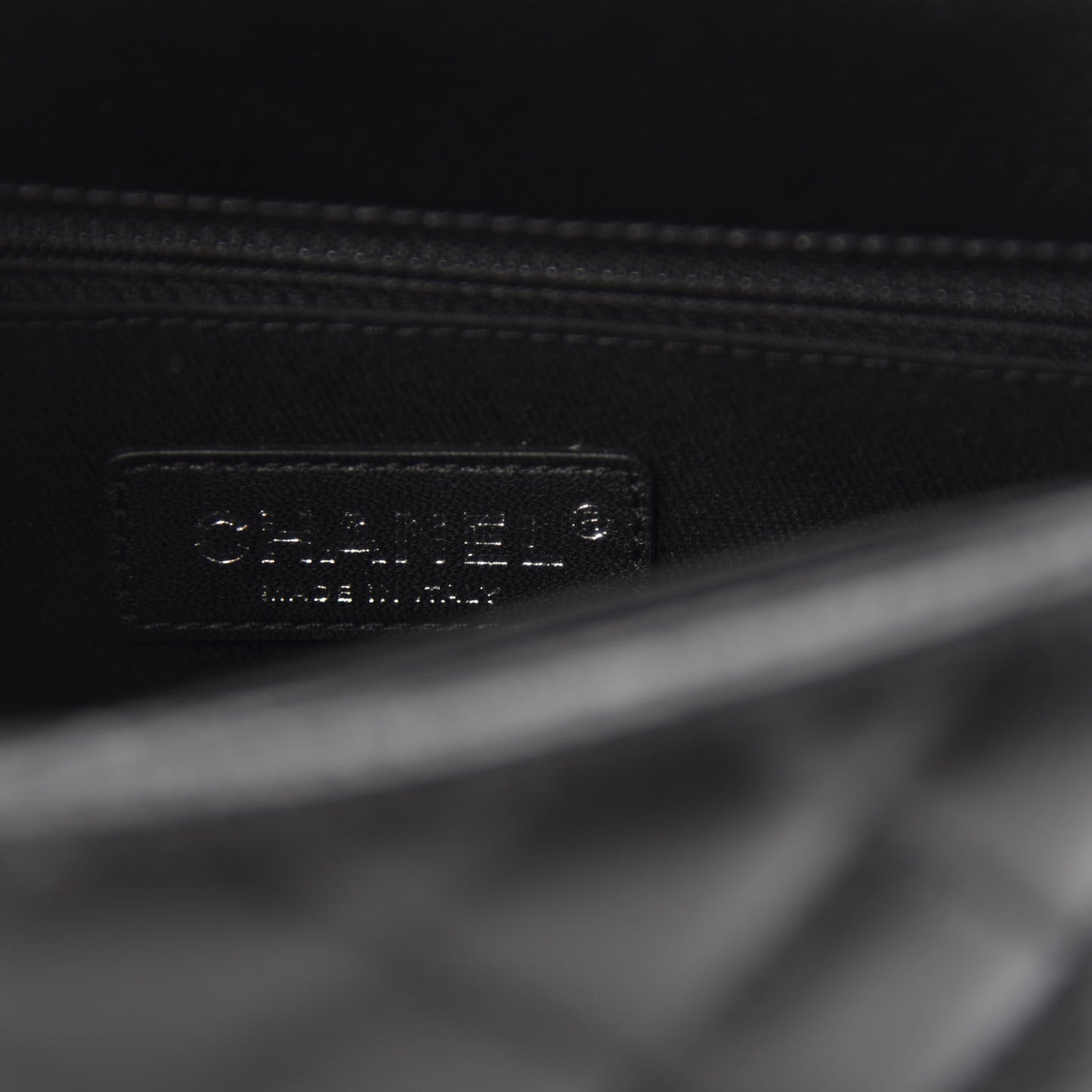 Iridescent Caviar Quilted Mini Coco Handle Flap So Black