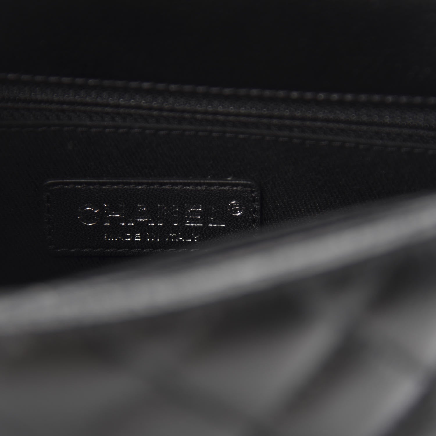 Chanel Iridescent Caviar Quilted Mini Coco Handle Flap So Black 10 of 13