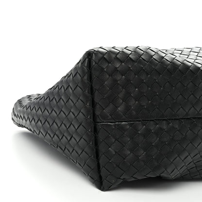 Bottega Veneta Calfskin Intrecciato Pinacoteca Reversible Tote Black Fondant 9 of 10