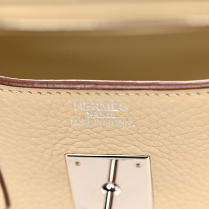 Hermes Taurillon Clemence Birkin 35 Parchemin 6 of 13