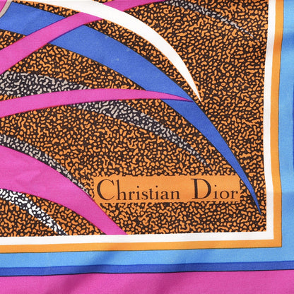 Christian Dior Silk Floral Scarf 3 of 5
