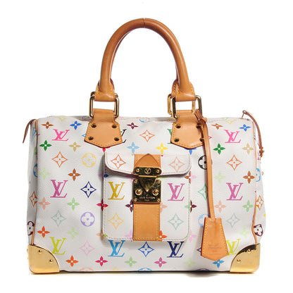 Louis Vuitton Monogram Multicolor Speedy 30 White 1 of 7