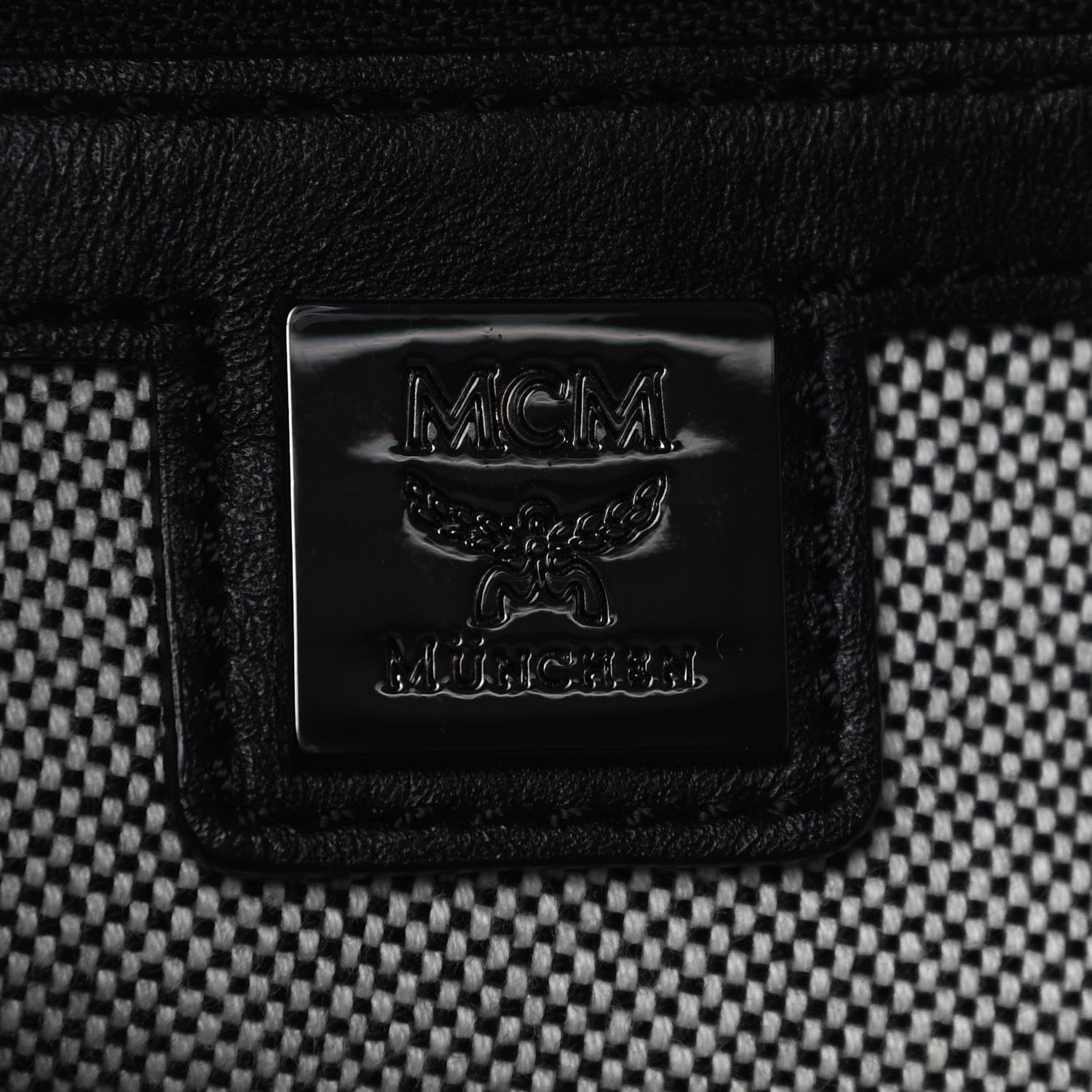 MCM Visetos Medium Stark Backpack Black 8 of 8