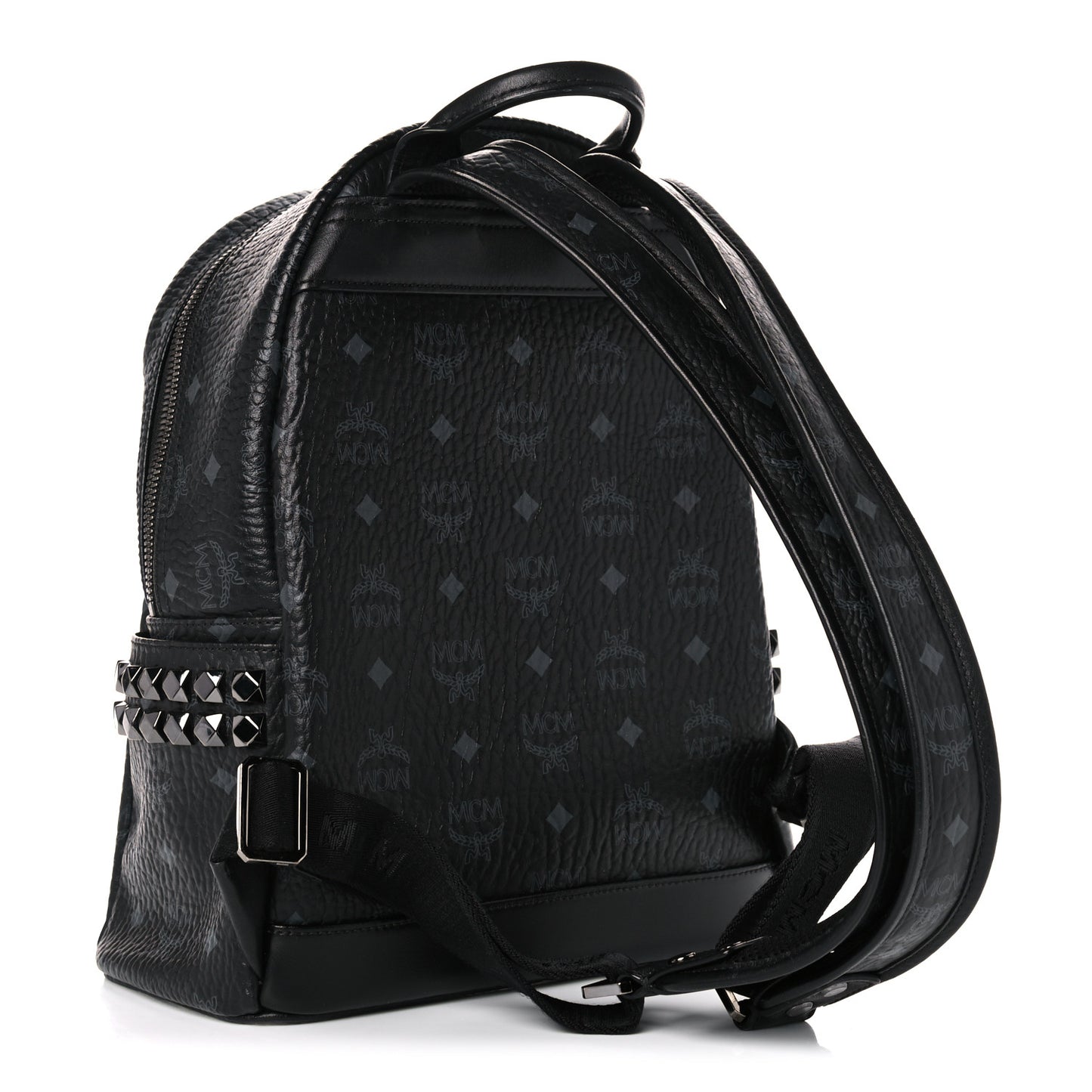 Visetos Small Side Stud Stark Backpack Black