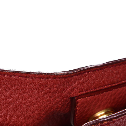 Prada Vitello Daino Hobo Rosso 10 of 19