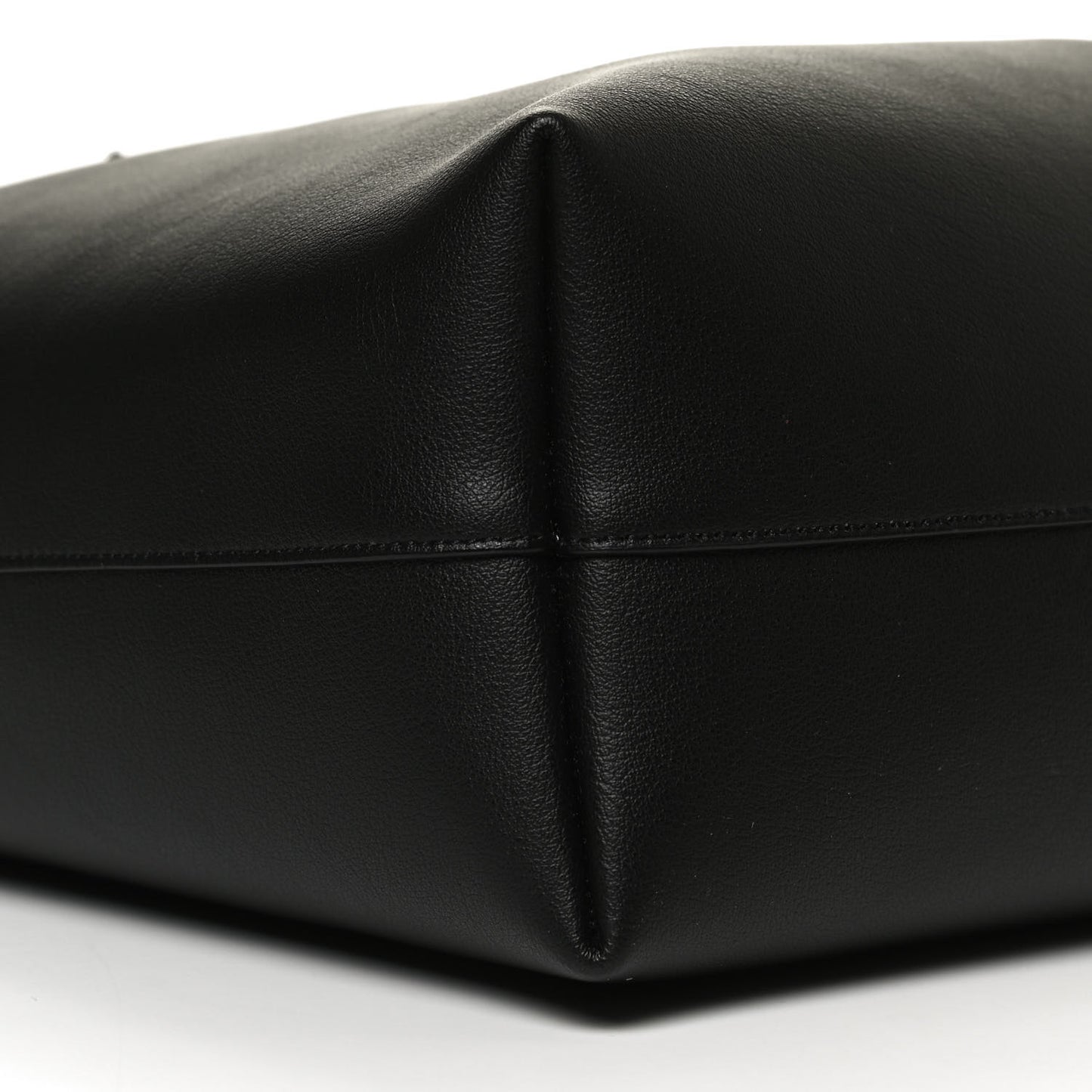 Calfskin Large Shopping Tote Black