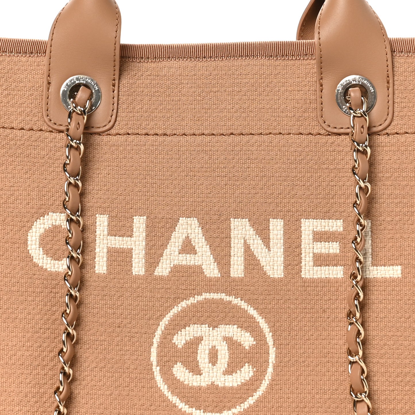 Mixed Fibers Small Deauville Tote Camel