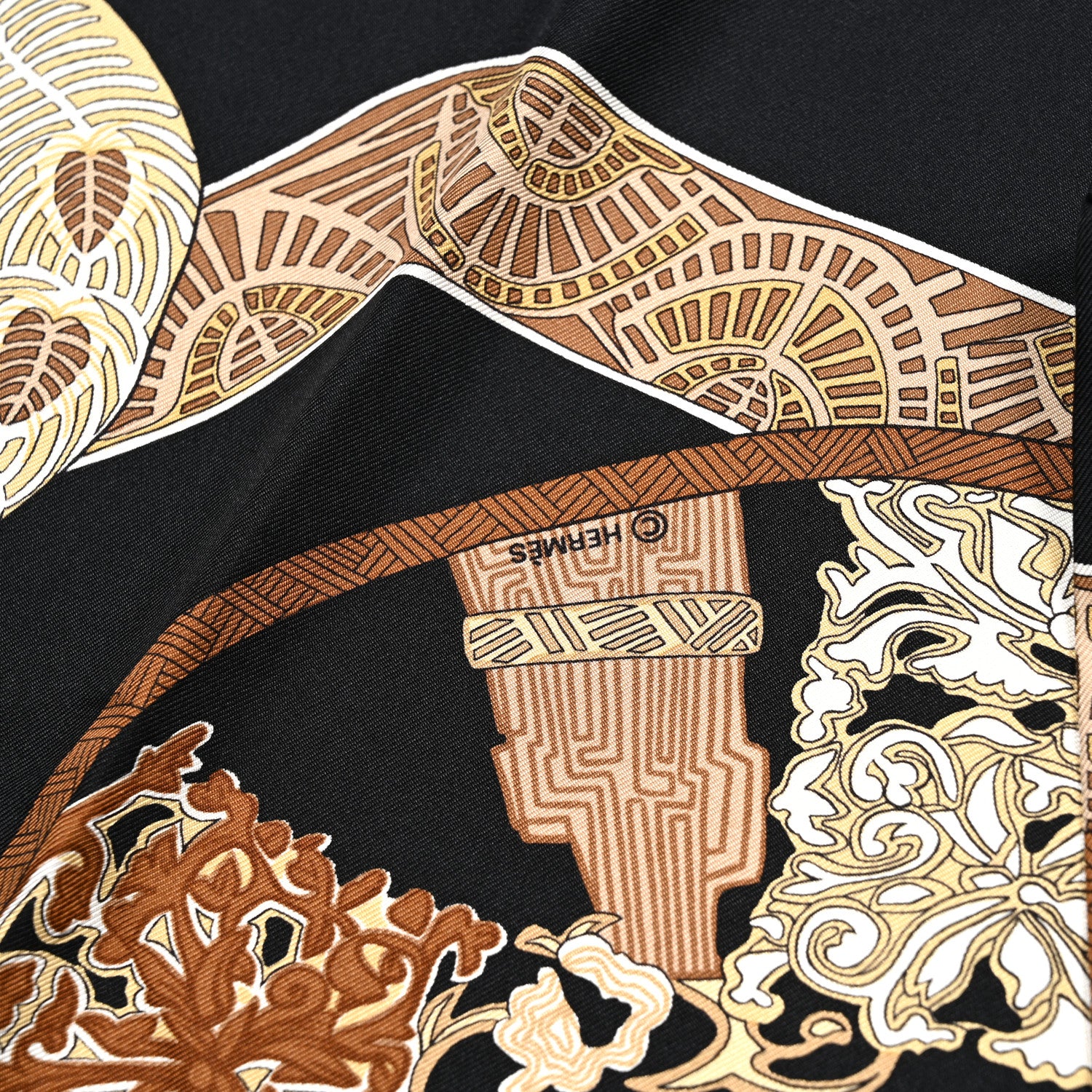 Hermes Silk Art Des Steppes Scarf 90 4 of 6