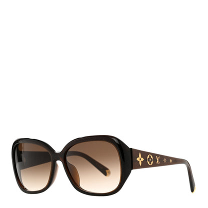 Louis Vuitton Acetate Obsession GM Sunglasses Z0459E Brown Glitter 1 of 7