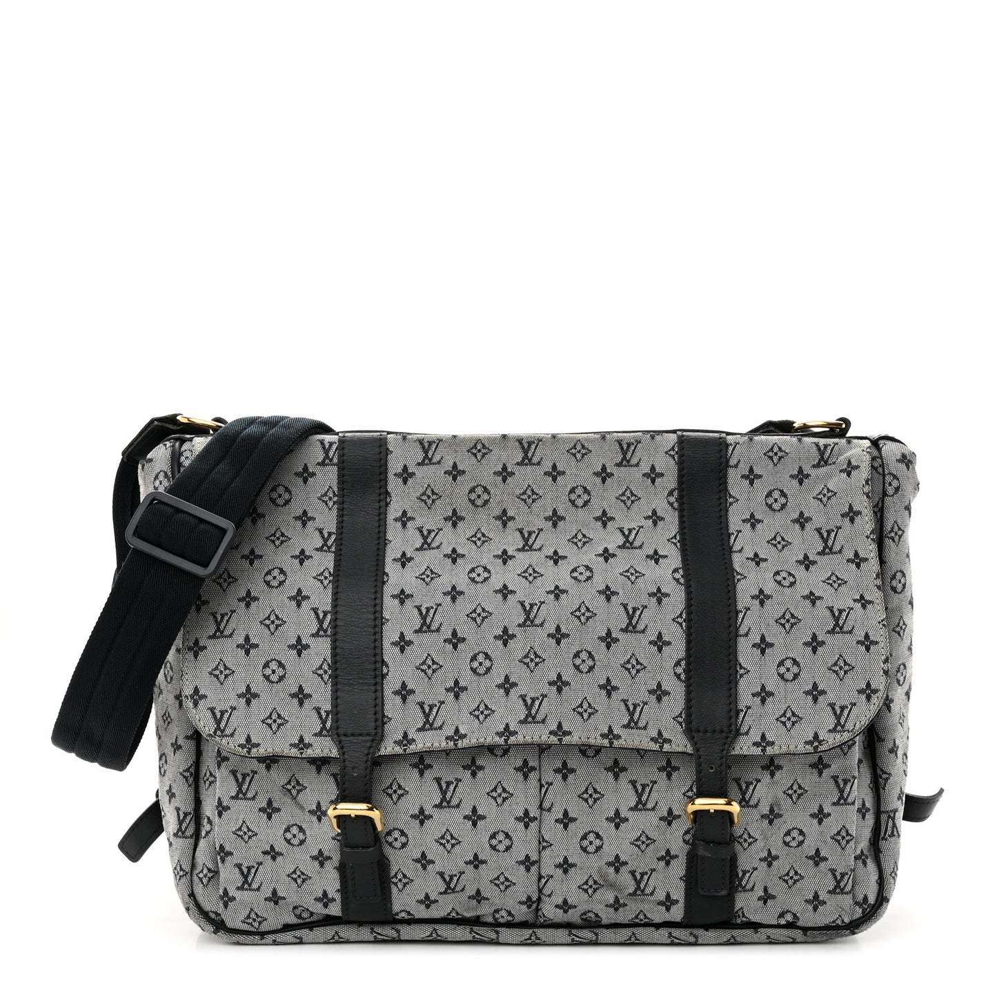 LOUIS VUITTON Mini Lin Sac a Langer Diaper Bag Blue